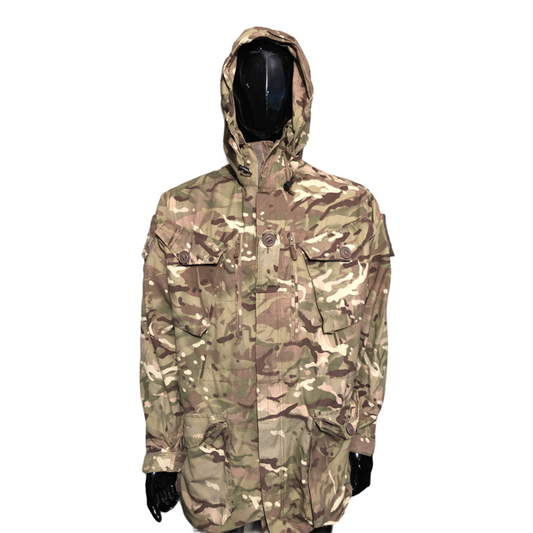 British Army MTP windproof smock jacket with wire hood Grade 2