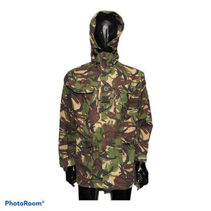 British Army DP DPM windproof smock woodland wire hood grade 1