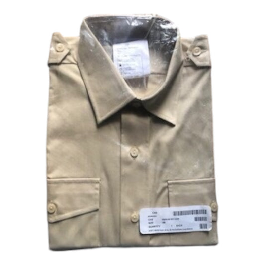 Army All Ranks Men's Uniform No2 FAD Dress Extra Long Sleeved Fawn Shirt New