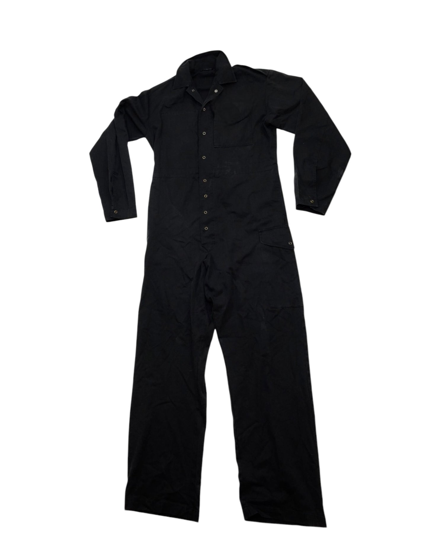 British Army coveralls popper fastening black