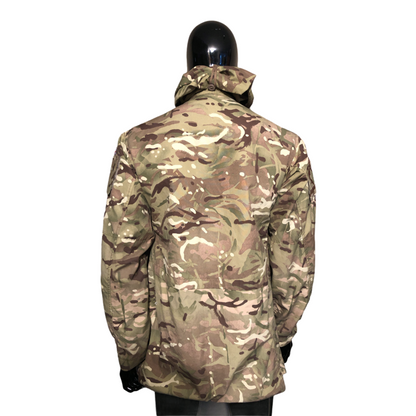 British Army MTP windproof smock jacket with wire hood Grade 2