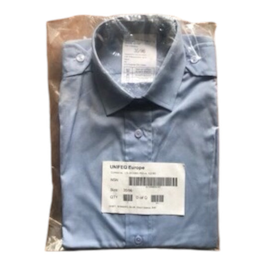 Royal Airforce RAF Women's short sleeved blue shirt New