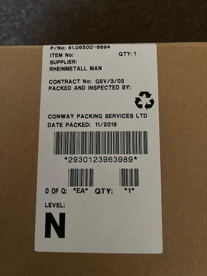 Rheinmetall Man engine coolant water pump 51065006694