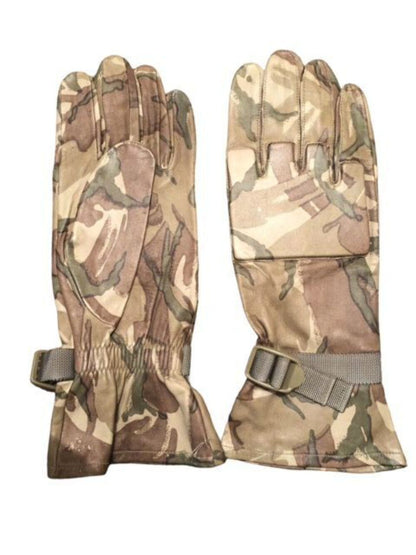British Army MTP combat warm weather gloves with protective knuckles GL