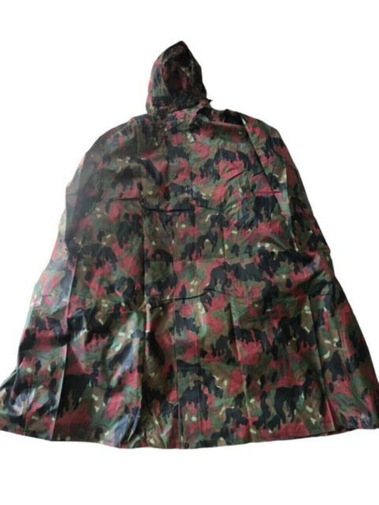 Swiss Army alpenflage poncho new