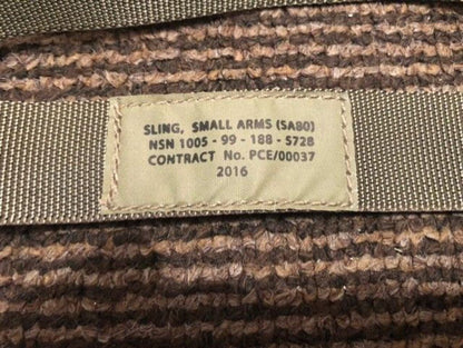 British Army SA80 small arms sling coyote