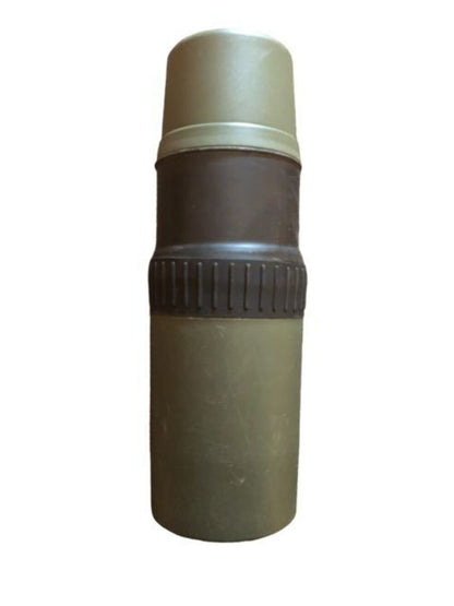 Dutch Army flask thermos 1 Ltr bottle cup Green